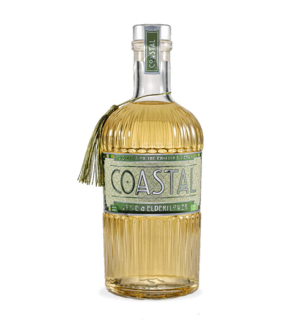 Apple & Elderflower Gin – Small Batch Devon Gin Bottle